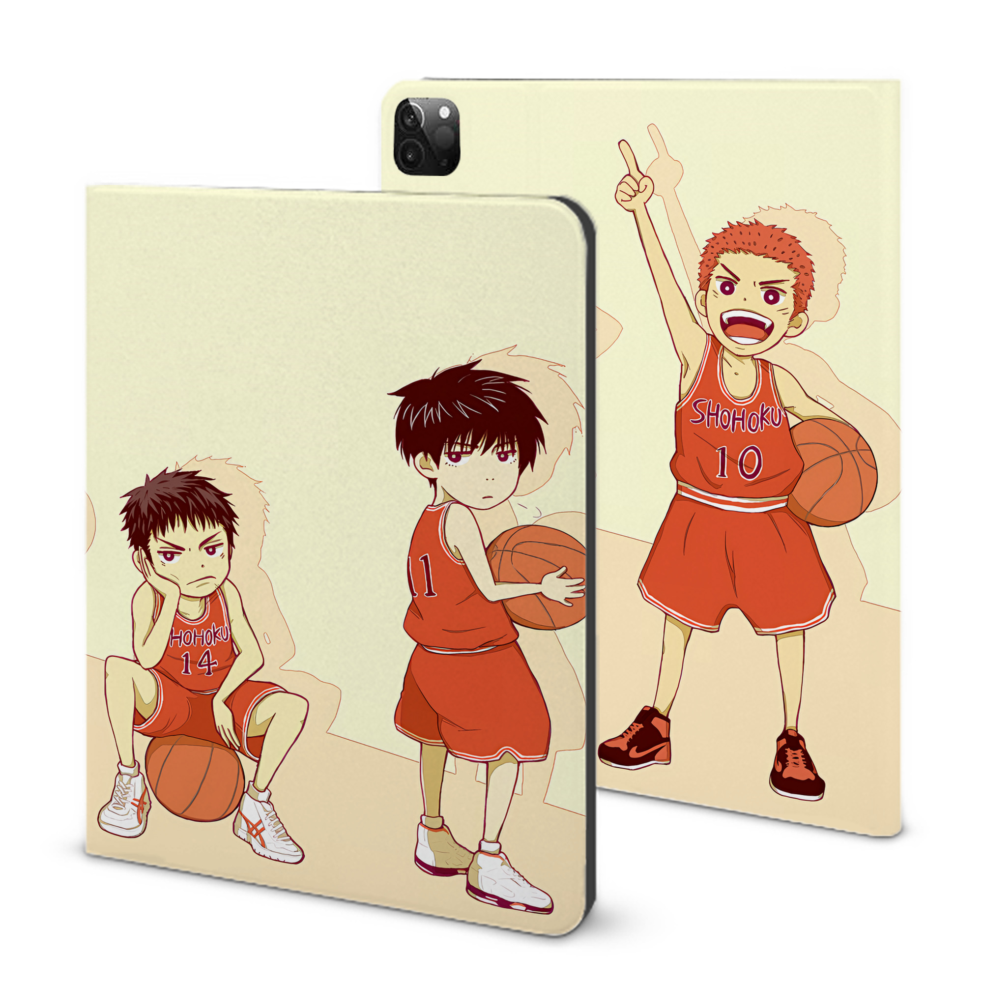 （画像用） SLAM DUNK／スラムダンク IPadケース ペンホルダー付き ブックスタイルデザイン